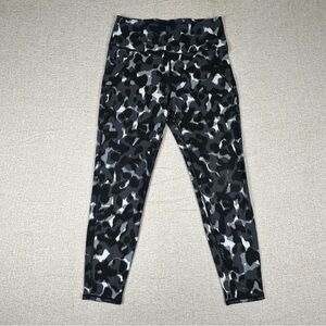 Betsey Johnson Black White Abstract Print Leggings Womens Stretch Pants